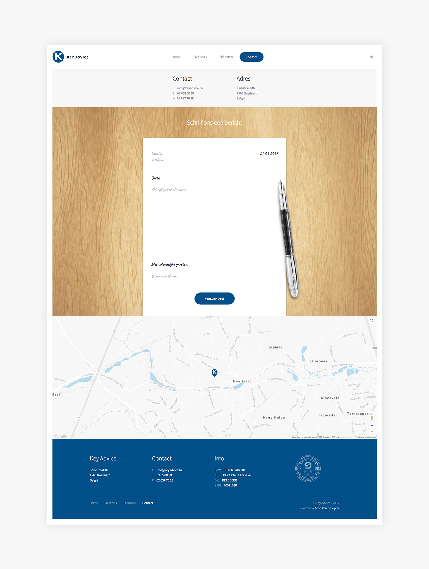 Key Advice by Arno Van de Vyver